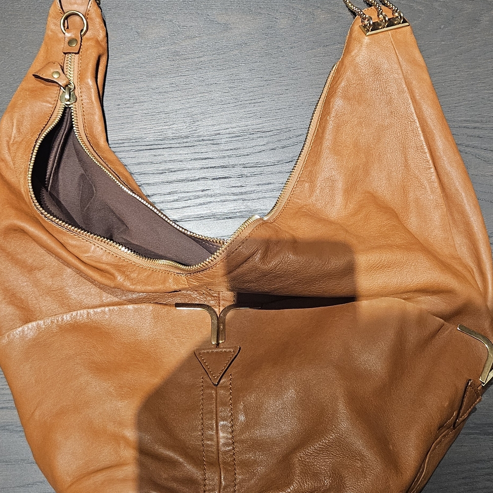 Chloe Caramel Leather Hobo Bag